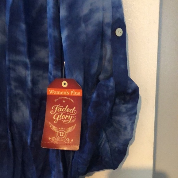 NWT Faded Glory Plus size Top - Picture 2 of 2